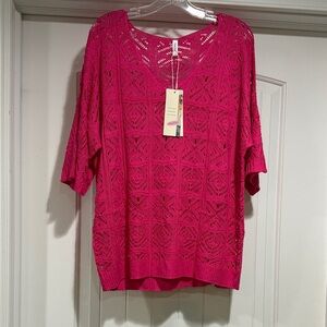 Dokotto Women's Crochet Top Size XL.